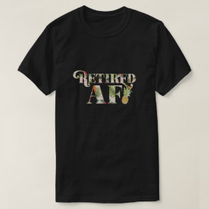 Aposentado AF   Camisa de Aposentadoria Tropical