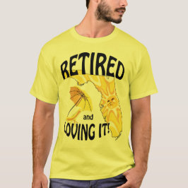 Aposentado na camiseta Sunny Florida