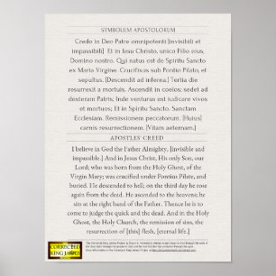 Apostles Creed Poster