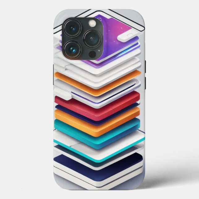 "App Stack: capas de iphone com Arte de Aplicativo (Verso)