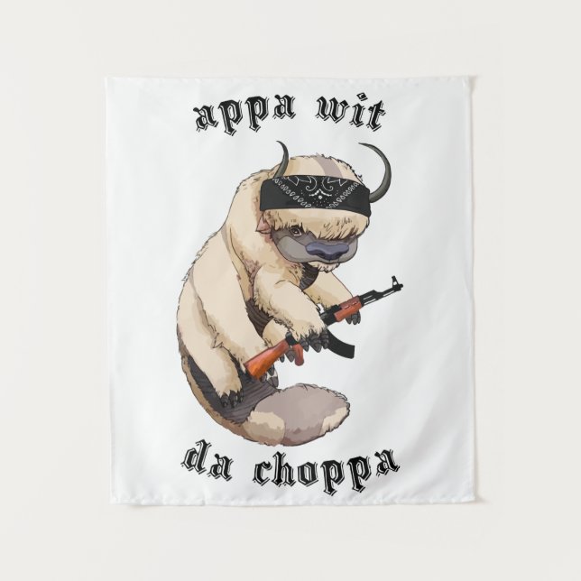 Appa Com A Tapeçaria Choppa (Frente)