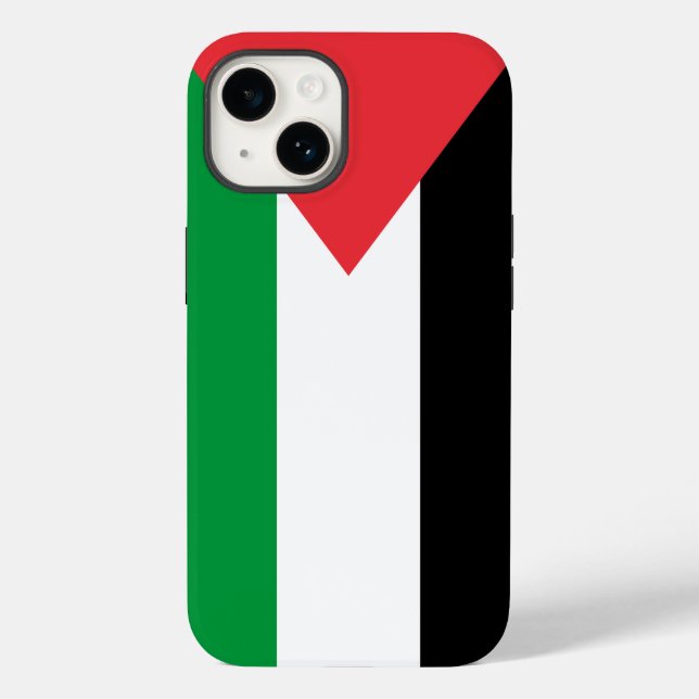 Apple 14 Case-Mate, bandeira da Palestina (Verso)