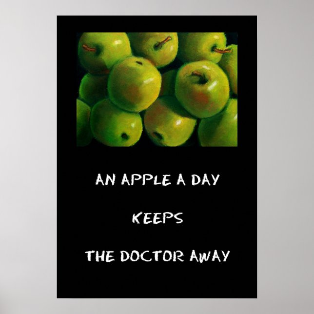APPLE A DAY POSTER (ART) (Frente)