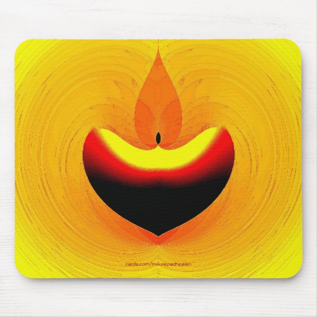 Apple de meu olho Mousepad (Frente)