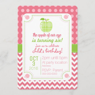 Apple Do Nosso Convite De Aniversário De Olho