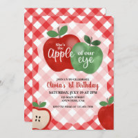 Apple do nosso Convite para primeiros aniversarios