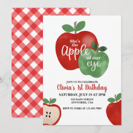 Apple do nosso Convite para primeiros aniversarios