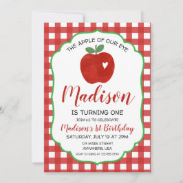 Apple do nosso Convite para primeiros aniversarios