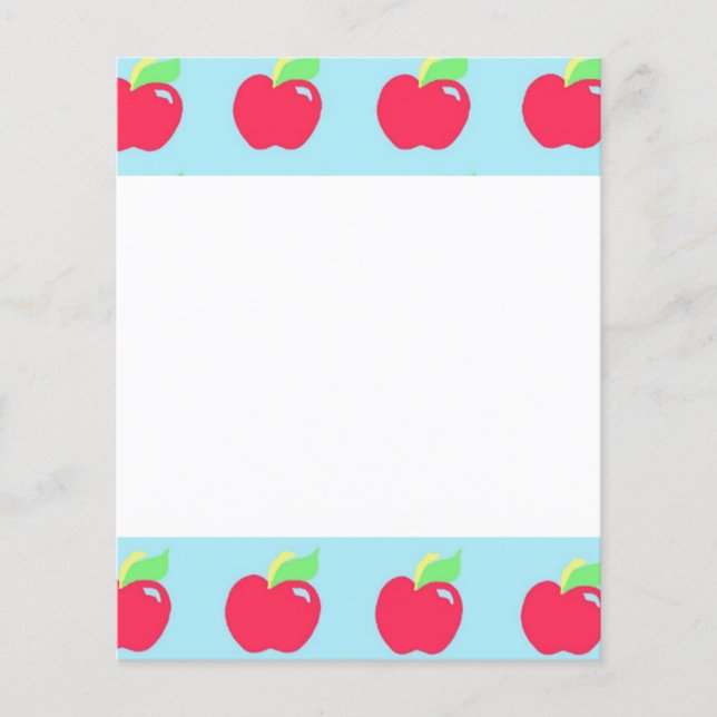 Apple Flyer de 4,5" x 5,6" (Frente)