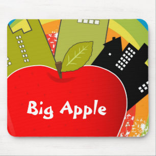 Apple grande - design de Mousepad do divertimento