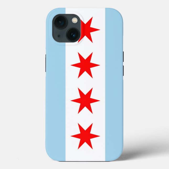 Apple iPhone 13 Case-Mate, bandeira de Chicago (Verso)