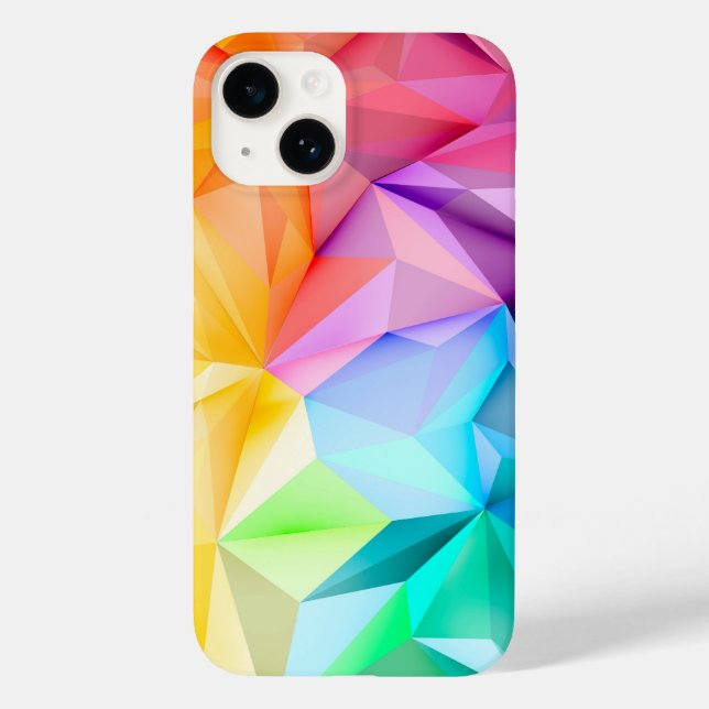 Apple iPhone 14 Case-Colorful Abstrato (Verso)