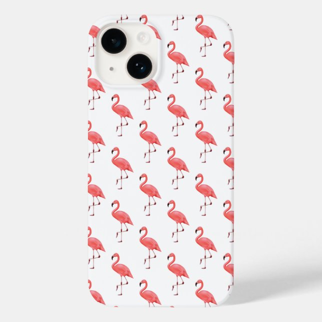 Apple iPhone 14 Case-Flamingo (Verso)