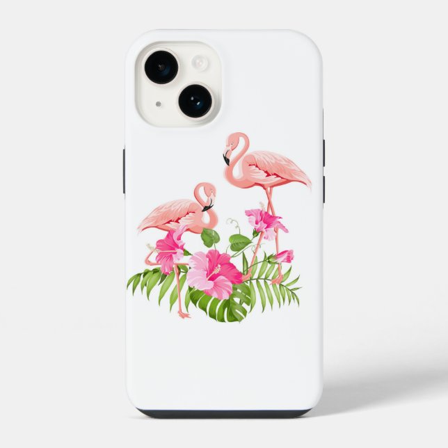 Apple iPhone 14 Case-Flamingo (Verso)