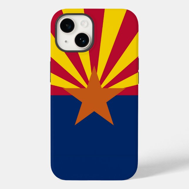 Apple iPhone 14 Case-Mate, bandeira de Arizona (Verso)
