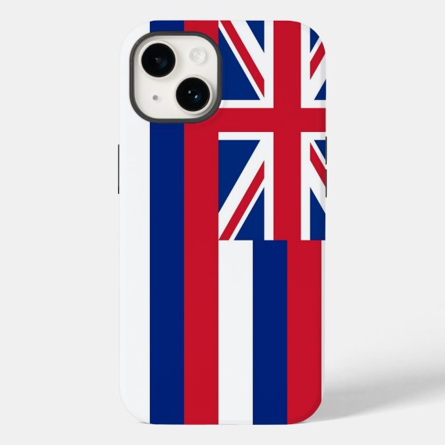 Apple iPhone 14 Case-Mate, bandeira do Havaí (Verso)
