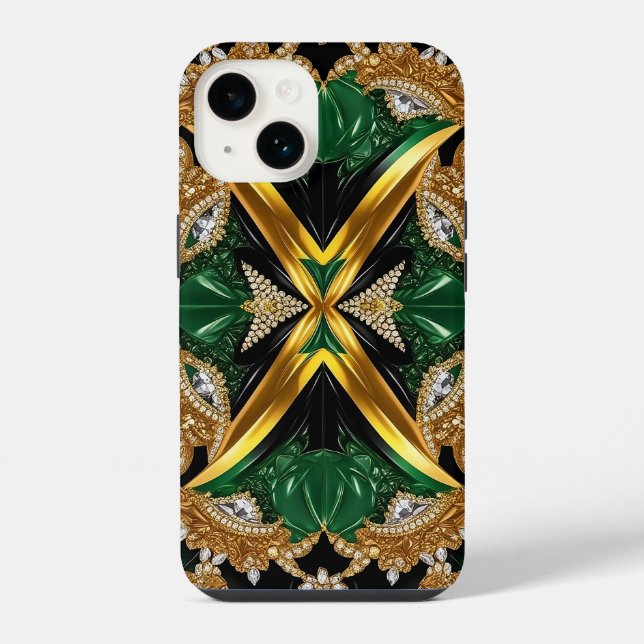 Apple iPhone 14 Case-Mate Jamaica Colors (Verso)