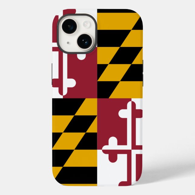 Apple iPhone 14 Case-Mate, Maryland flag (Verso)
