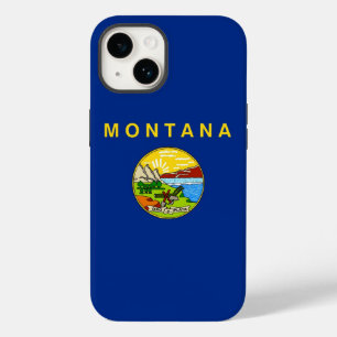 Apple iPhone 14 Case-Mate, Montana Flag