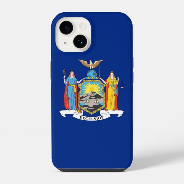 Apple iPhone 14 Case-Mate, Nova Iorque Flag (Verso)