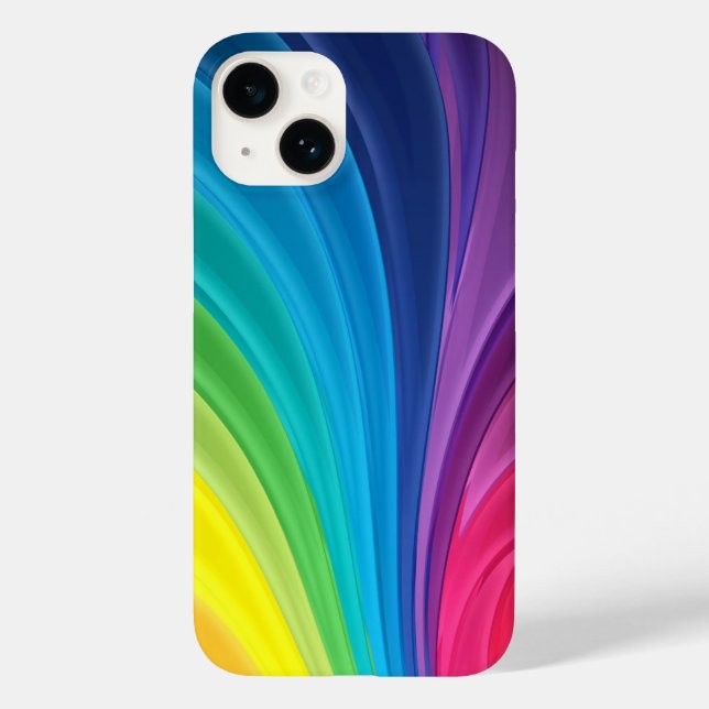 Apple iPhone 14 Case-Rainbow (Verso)