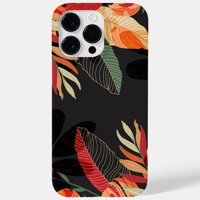 Apple iPhone 14 Pro Max Case-Tropical Palm (Verso)