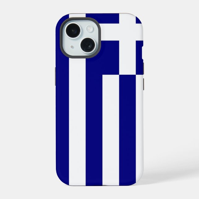 Apple iPhone 15 Case-Mate with Greece flag (Verso)