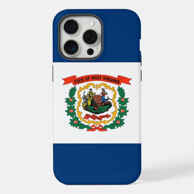 Apple iPhone 15 Pro Max, bandeira da Virgínia Ocid (Verso)