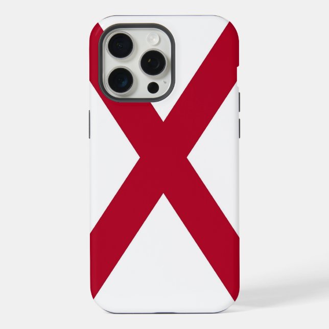 Apple iPhone 15 Pro Max Case, Bandeira do Alabama (Verso)