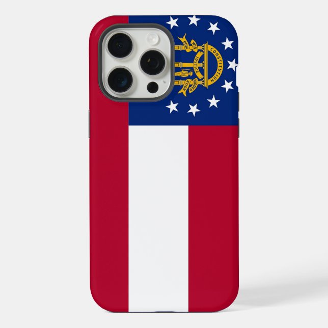 Apple iPhone 15 Pro Max Case, indicador Georgia (Verso)