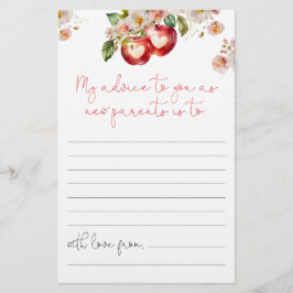 Apple of Our Eye Advice for the Parents Card