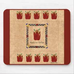 Apple para o professor Mousepad