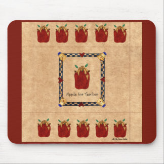 Apple para o professor Mousepad