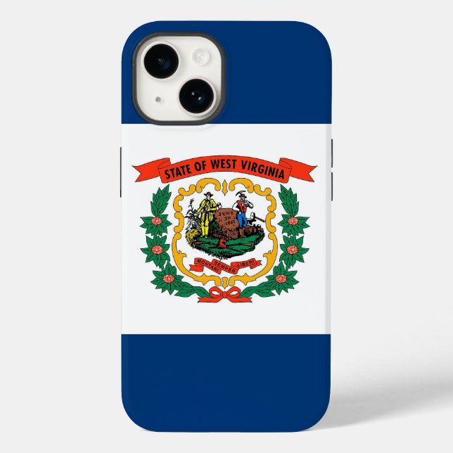 Apple Patriótica 14 Case-Mate, bandeira da Virgíni (Verso)