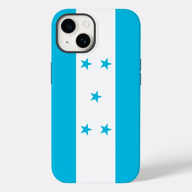 Apple Patriótica 14 Case-Mate, bandeira das Hondur (Verso)