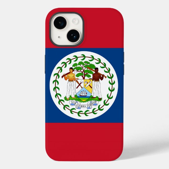 Apple Patriótica 14 Case-Mate, bandeira de Belize (Verso)