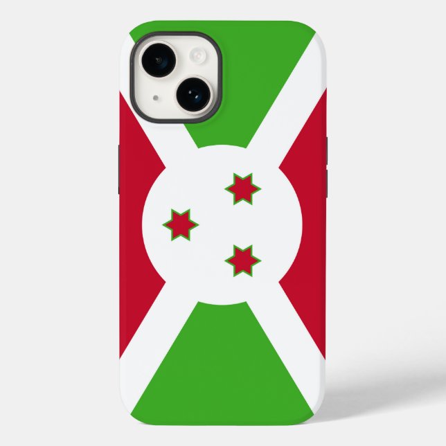 Apple Patriótica 14 Case-Mate, bandeira do Burundi (Verso)