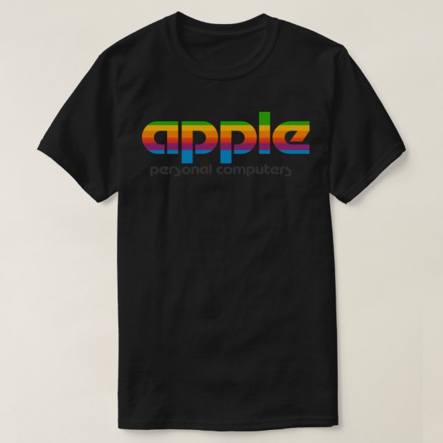 Apple Personal Computer Classic T-Shirt (Frente do Design)