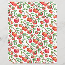 Apple Scrapbook Paper