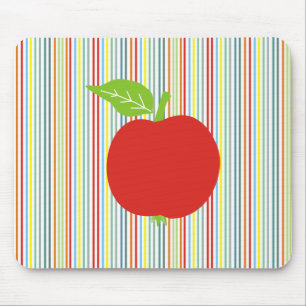 Apple vermelho Mousepad
