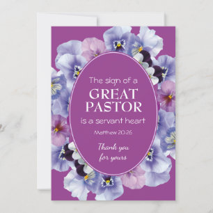 APRECIAÇÃO DO PASTOR FUNCIONÁRIO Floral Obri