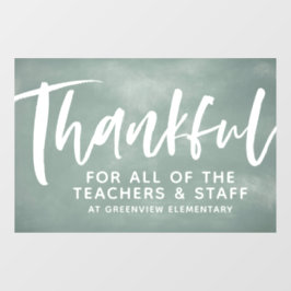 Apreciação do professor graças ao quadro