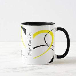 Aprecie sua caneca do design da vida