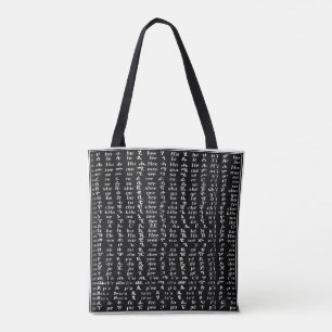 Aprenda Amharic AlphaBet - Etiópia Fidel Tote Bag
