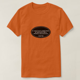 Aprenda com seus erros (sujo) - uma camisa de erro