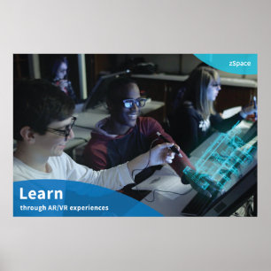 Aprenda - o poster do zSpace, 24" x 36"
