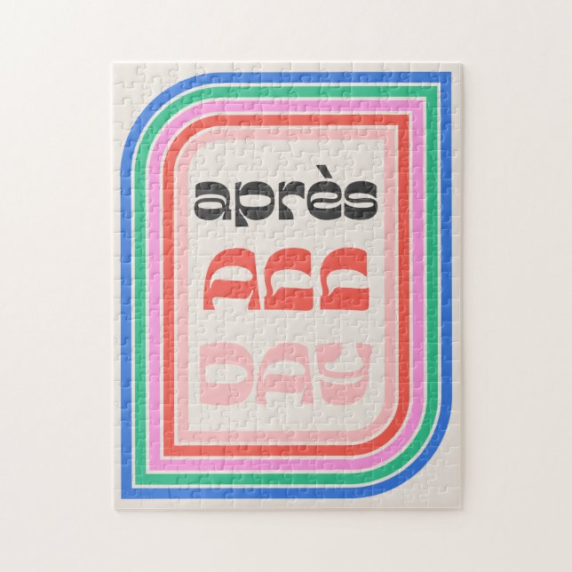 Après All Day Retro Quebra-cabeça (Vertical)