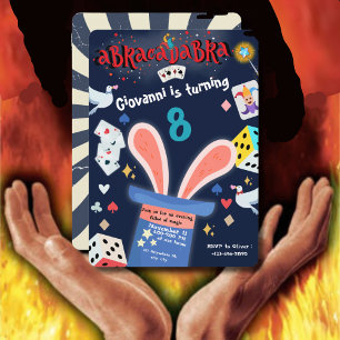 Apresentação de Convites de aniversário de Ilusões