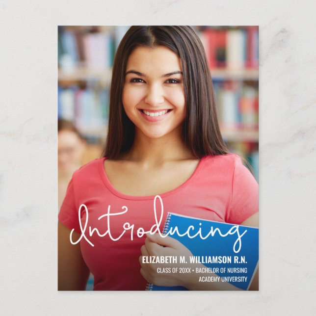 Apresentação personalizada Anúncio de foto de Form (Frente)