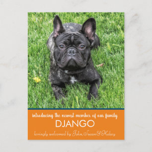 "Apresentando" nosso novo cartão postal de lançame